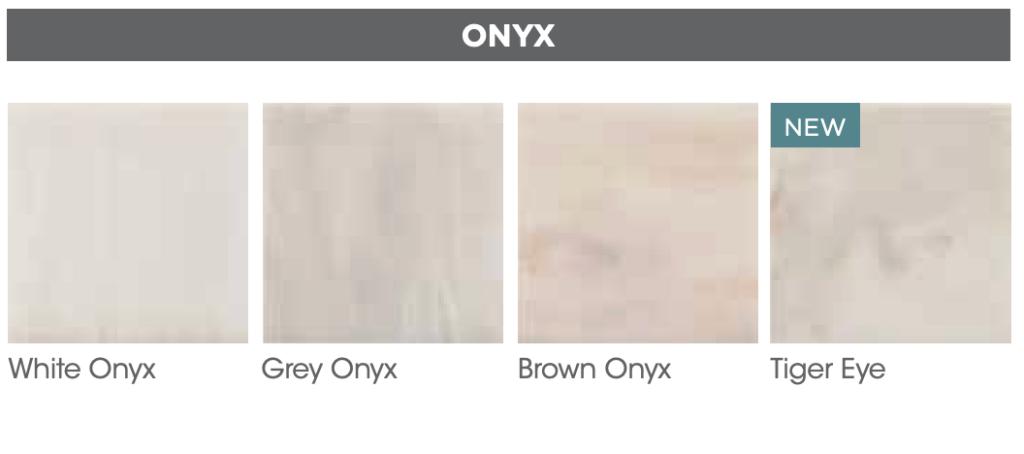 onyx finish color chips